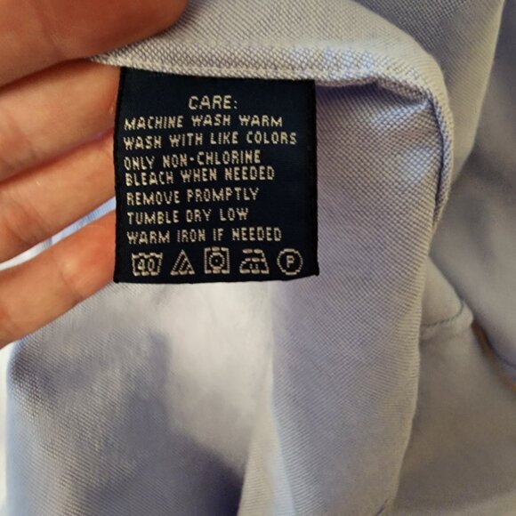 Ralph Lauren Blue Button Down Size 4 - Picture 3 of 4